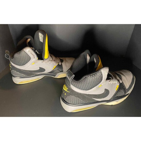 Nike Air Ultra Force Men's Sneaker 2013 Grey Black Yellow 555087-001 Mens 11 - Picture 7 of 8